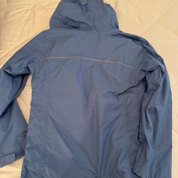 COLUMBIA Powder Blue Lightweight Waterproof Raincoat - Picture 2 of 3